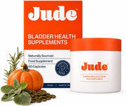 Jude Bladder Health Supplement, cardboard box and capsule packaging, no flavour, 60 capsules