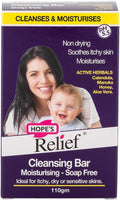 Hope’s Relief Reinigingszeep 110 g | Hydraterende, Zeepvrije Reiniging voor Droge & Gevoelige Huid