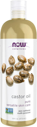 NOW Solutions Pure Castorolie - Expeller Geperst - 473 ml