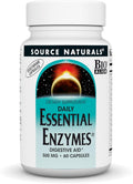 Source Naturals Essential Enzymes 500mg - 60 Vegetarian Capsules