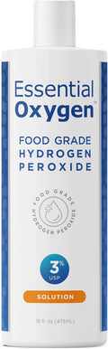 Essential Oxygen Food Grade Hydrogen Peroxide 3% USP - 473ml