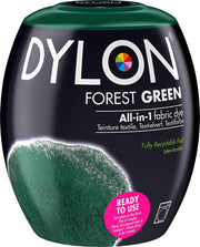 Dylon All-in-1 Fabric Dye Pod Forest Green 350g single dye pod packaging