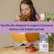 How to Use Image: Hottea Mama herbal tea brewing instructions cup 14 bags