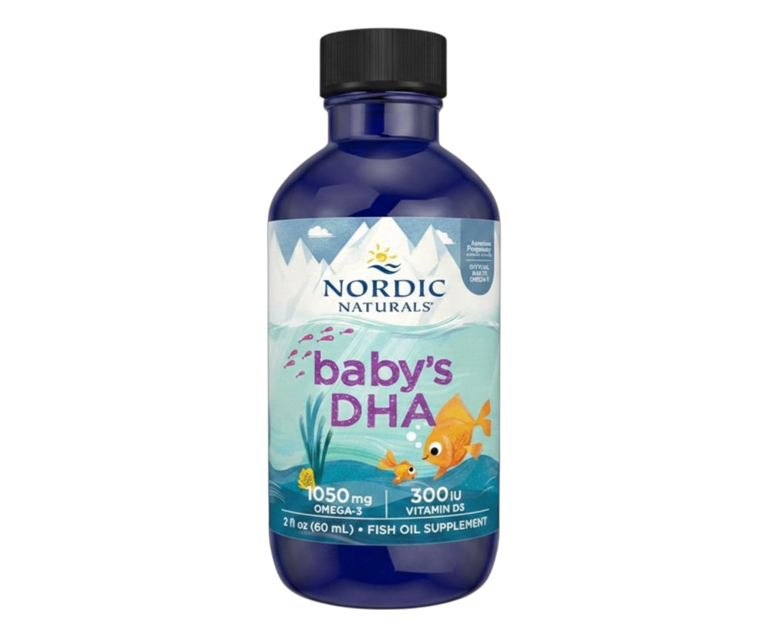 Nordic Naturals Baby DHA Vloeibaar - 1050mg Omega-3 + 300 IU D3 - 60ml
