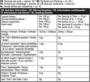 Supplement facts & ingredients image: PBfit Pure Peanut Powder ingredients peanut flour 680g tub
