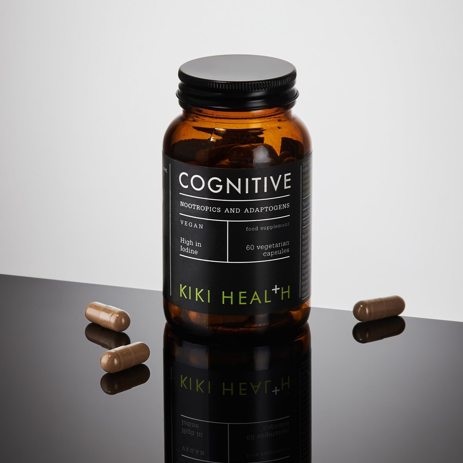 KIKI Health Cognitive Nootropic & Adaptogen Blend - 60 Capsules
