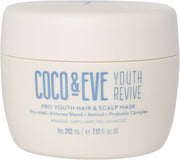 Coco & Eve Pro Youth Hair & Scalp Mask jar with Honey & Retinol, 212ml.