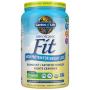 Garden of Life RAW Organic Fit Vegan Protein Powder tub, Original flavour, 890g.