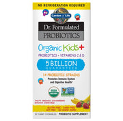 Garden of Life Dr. Formulated Kids+ Probiotic  box with strawberry banana 30 chewable tablets.