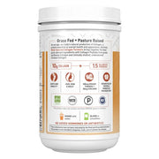Nutrition facts and ingredients for collagen turmeric powder.