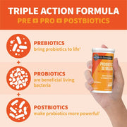 Garden of Life Dr. Formulated Once Daily 3-in-1 Probiotics - 30 Count