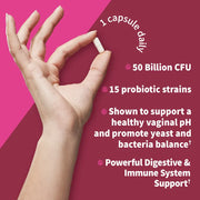 Dr. Formulated Probiotics Women's pH 50 Billion 30 Capsules