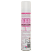 Back label of Batiste Blush Dry Shampoo showing ingredients and warnings.