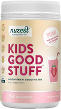 Nuzest Kids Good Stuff Vegan Smoothie Mix, Wilde Aardbei - 225g