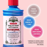 Euthymol Mouthwash ICY Mint Fluoride & Alcohol-Free – 500ml