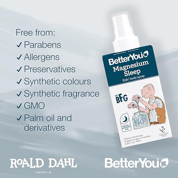 BetterYou Magnesium Kids Body Spray with Lavender - 100ml