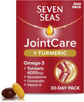 Seven Seas Omega-3 & Kurkuma Supplement - 30-Daagse Duo Verpakking