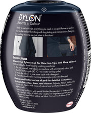 Dylon All-in-1 Fabric Dye Pod Navy Blue 350g ingredient and safety information and barcode