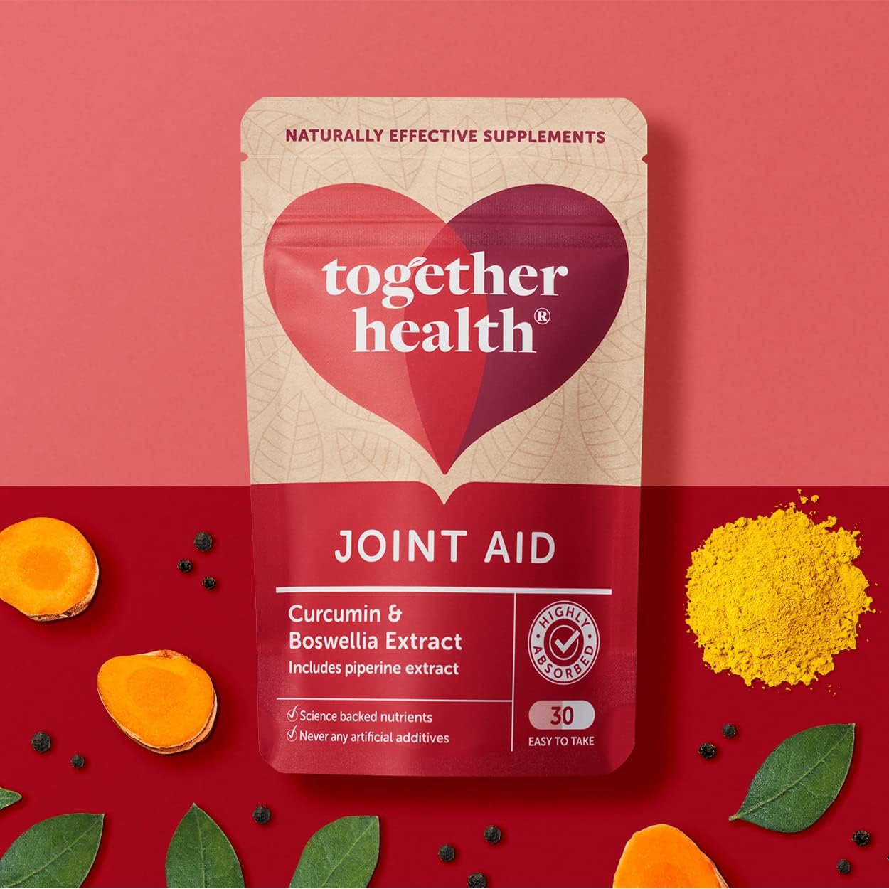 Together Health Joint Aid Curcumin & Boswellia 30 Capsules Pack of 2