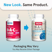 Jarrow Formulas NAC Sustain 600mg Tablets - 60 Count