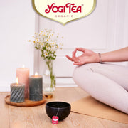 Lifestyle Image: Yogi Tea Organic Stomach Ease herbal tea cup 17 x 1.8g daily use
