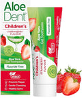 Aloe Dent Kinderen Aloe Vera Tandpasta Aardbei - 50ml