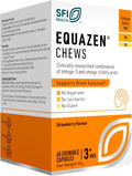 Equazen Kauwtabletten – Omega-3 & Omega-6 Hersenondersteuning | Aardbeiensmaak | 60 Kauwbare Capsules | Leeftijd 3+