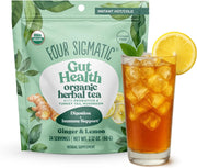 Four Sigmatic Organic Herbal Tea bag, Ginger & Lemon flavour, 60g.