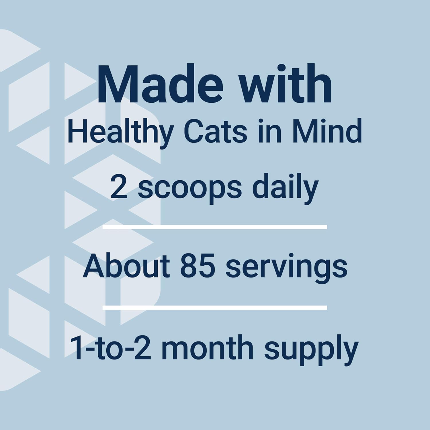 Label of Life Extension Cat Mix powder showing dosage and feeding directions.