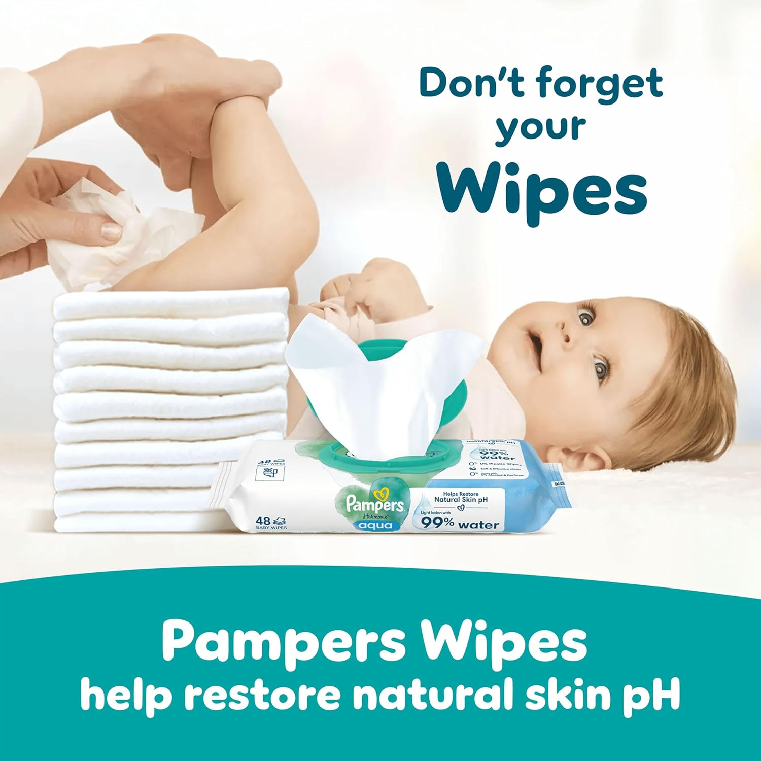 Pampers Baby-Dry Pants Size 5 Jumbo+ Pack - 64 Nappies and Pampers wipes