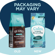 Four Sigmatic Organic Decaf Ground Coffee - 340g. Packaging may vary.