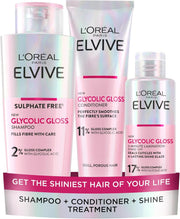 L'Oréal Paris Elvive Glycolic Gloss Conditioner 150ml + shampoo + treatment