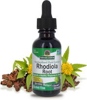 Nature’s Answer Rhodiola Root alcohol-free liquid extract 30ml bottle front label