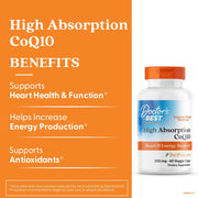 Doctor's Best High Absorption CoQ10 200mg BioPerine Veggie Capsules