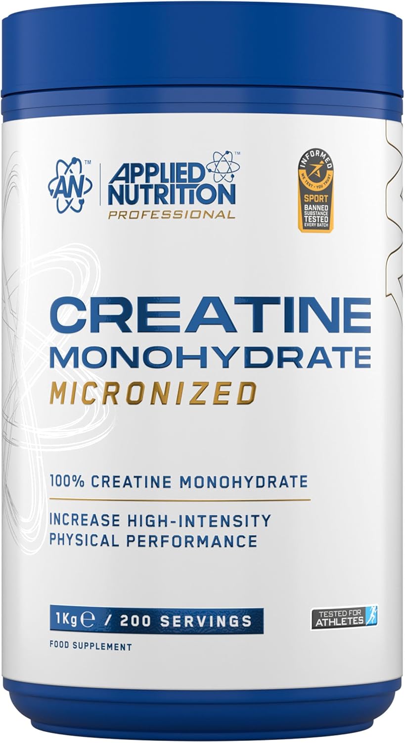 Applied Nutrition Creatine Monohydrate Micronized Powder unflavoured tub 1kg