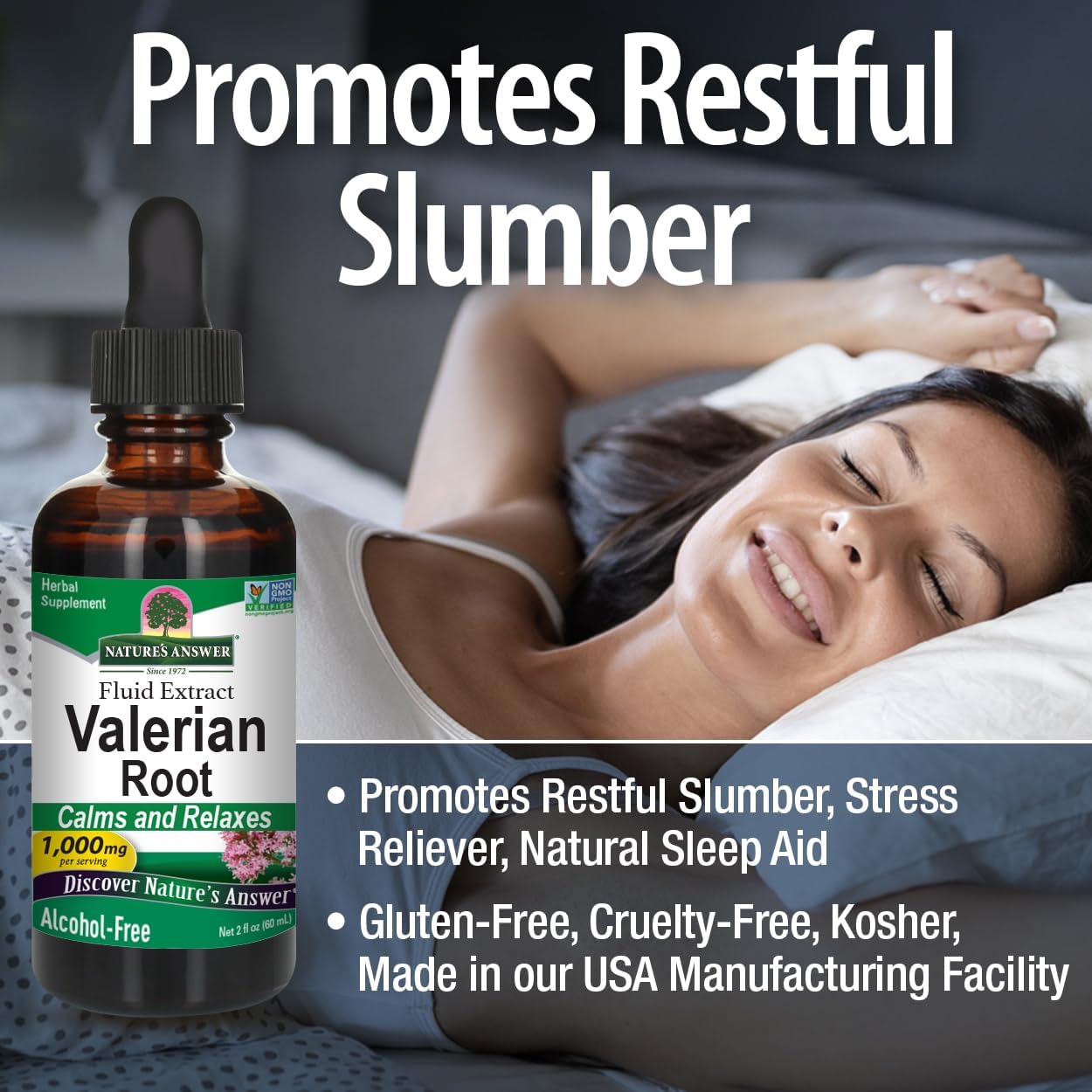 Nature’s Answer Valerian Root Herbal Liquid Supplement - 30ml