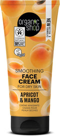 Organic Shop Verzachtende Gezichtscrème Abrikoos & Mango 50ml
