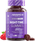 Novomins Night Time Gummies Sugar Free Raspberry - 60 Count