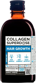 Collagen Superdose Vloeibare ondersteuning voor haar, huid en nagels met Biotine & Keratine - 300ml