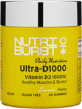 Nutriburst Ultra-D1000 Vegan Vitamine D3 & K2 Gummies voor botten - 60 stuks