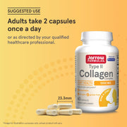 How to Use Image: Jarrow Formulas type II collagen complex 1000mg capsules 60 count usage instructions