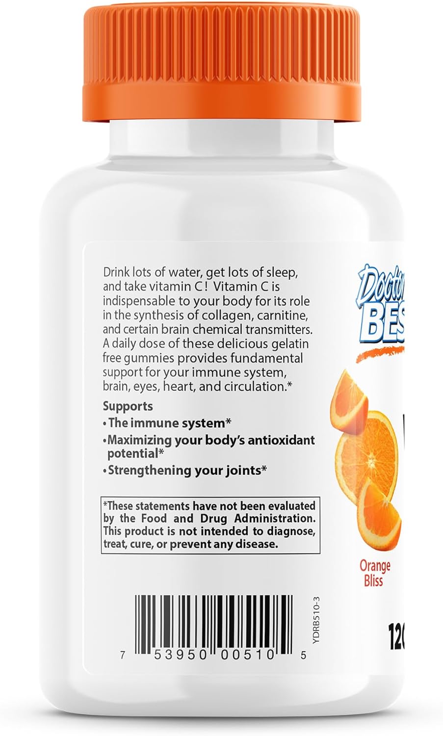 Doctor's Best Vitamin C Gummies 250mg 120 gummies