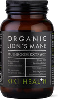 KIKI Health Organic Lion’s Mane Mushroom Extract - 60 Capsules