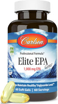 Carlson Elite EPA Gems Fish Oil 1000 mg Softgels - 60 Count