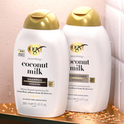 OGX Nourishing Coconut Milk Conditioner - 385ml & shampoo.