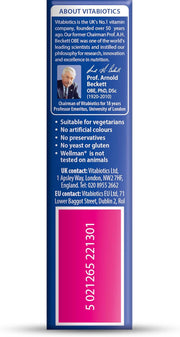 Wellman Original Health & Vitality Multivitamins 30 tablets daily usage 
