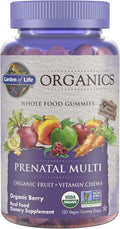 Garden of Life Organics Prenatal Gummies Multivitamin - Vegan Berry - 120 Count