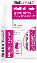 BetterYou Multivitamine Dagelijkse Orale Spray, Zwarte Bes & Pruim - 25ml