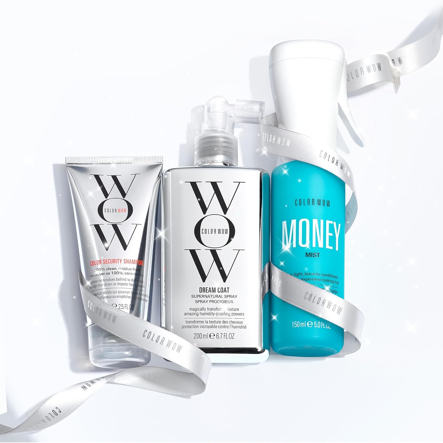 Color Wow Slay Anti-Frizz Kit - Shampoo, Leave-In & Treatment Spray Set