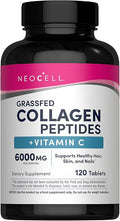 NeoCell Grasgevoerde Collageen Peptiden Plus Vitamine C Tabletten - 120 stuks